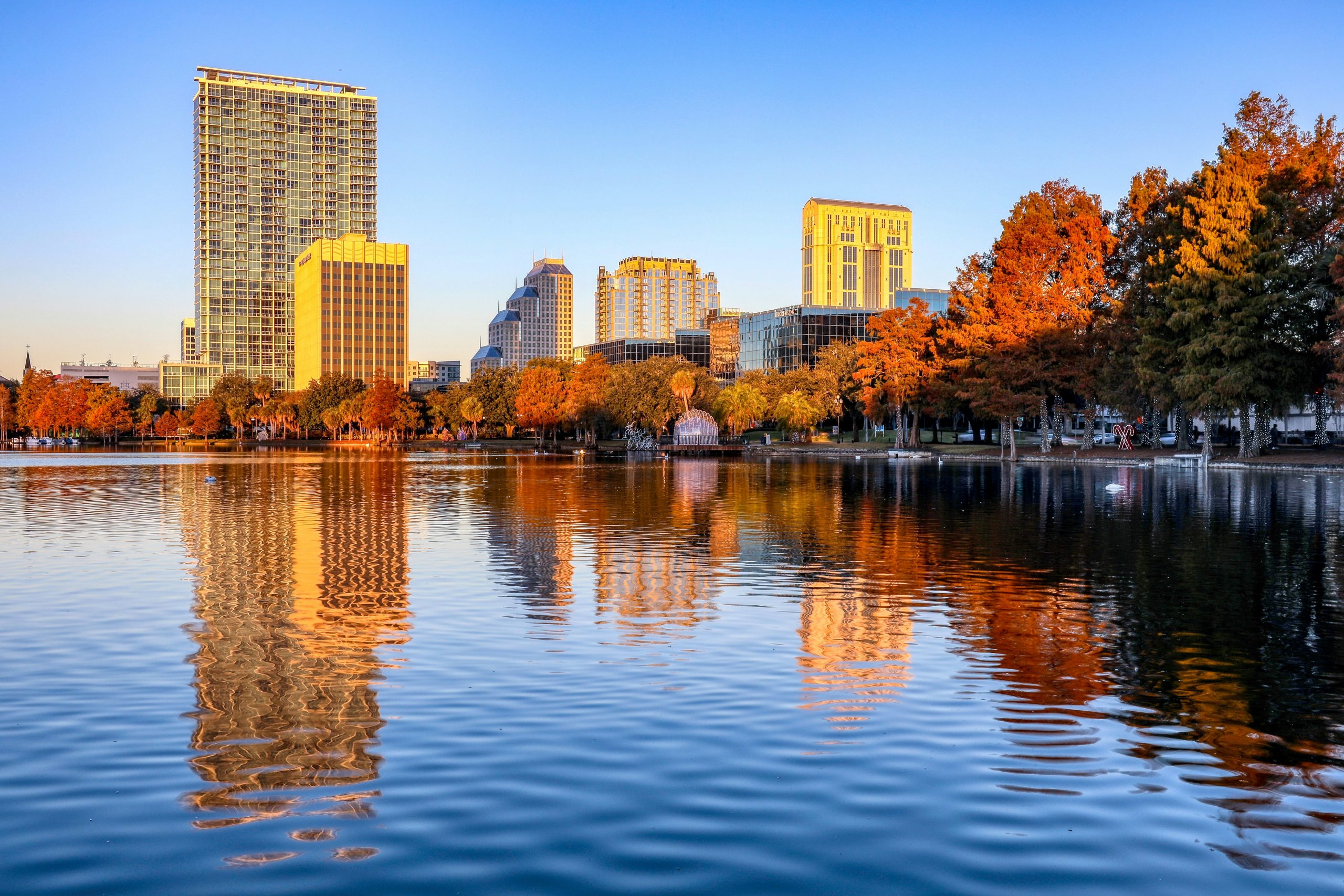 team building ideas in orlando florida lake eola
